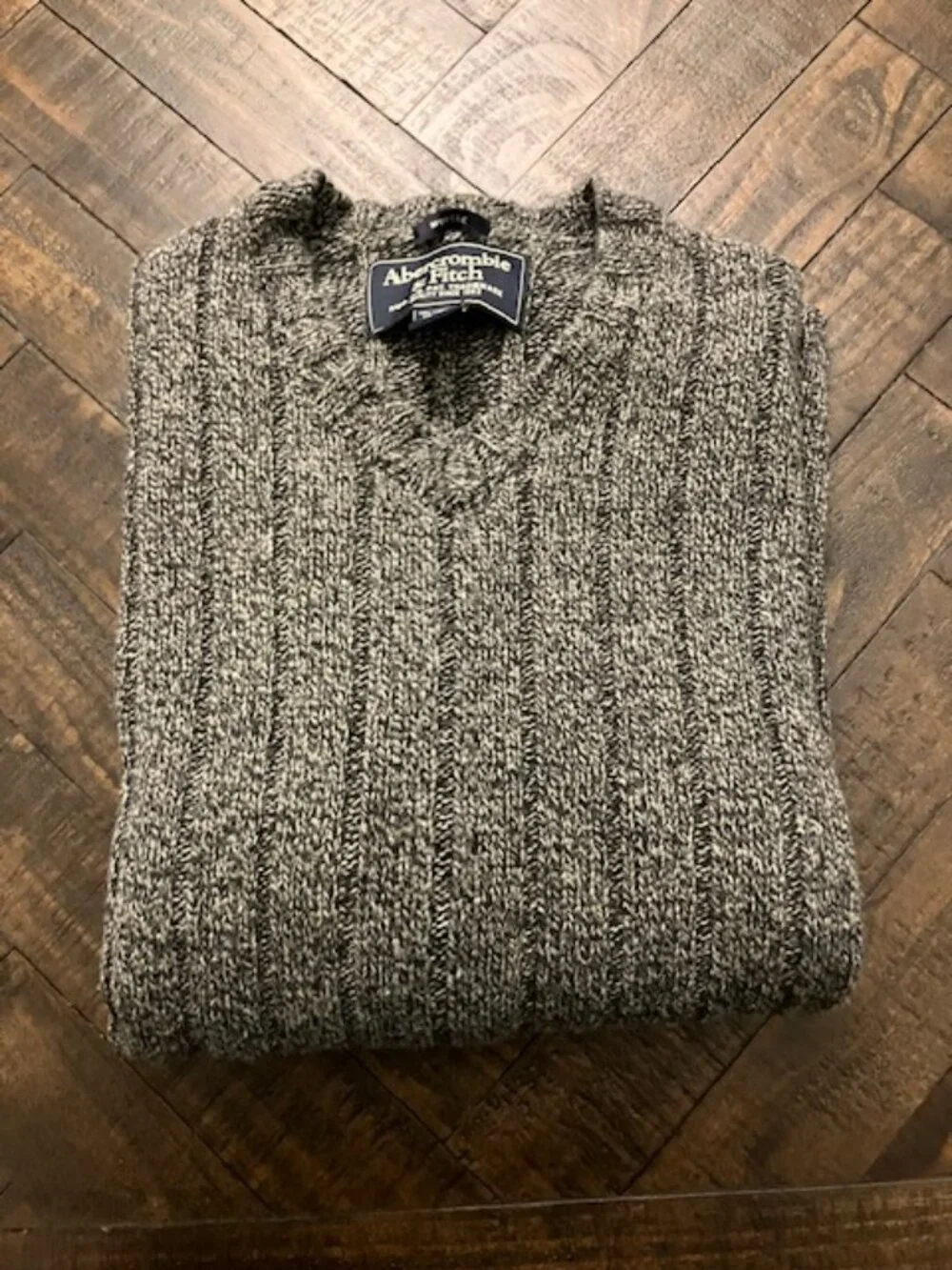 Abercrombie Wool Men Ribbed Sweater - Picture 1 of 4